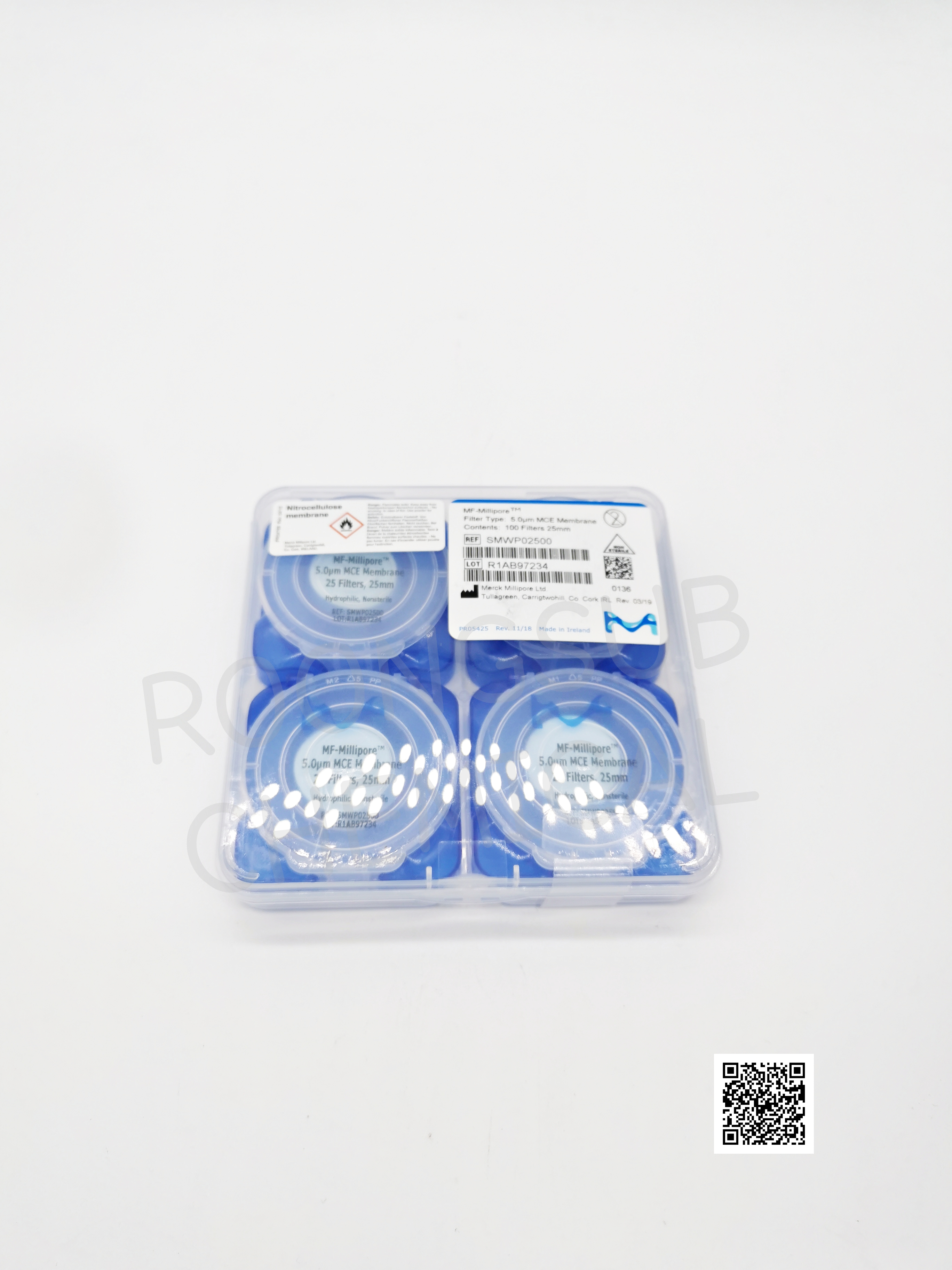 MEMBRANE MCE 5uM 25MM 100/PK MILIPORE