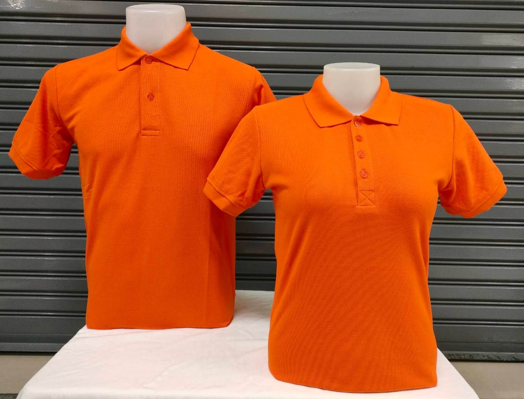 เสื้อโปโลสีส้ม