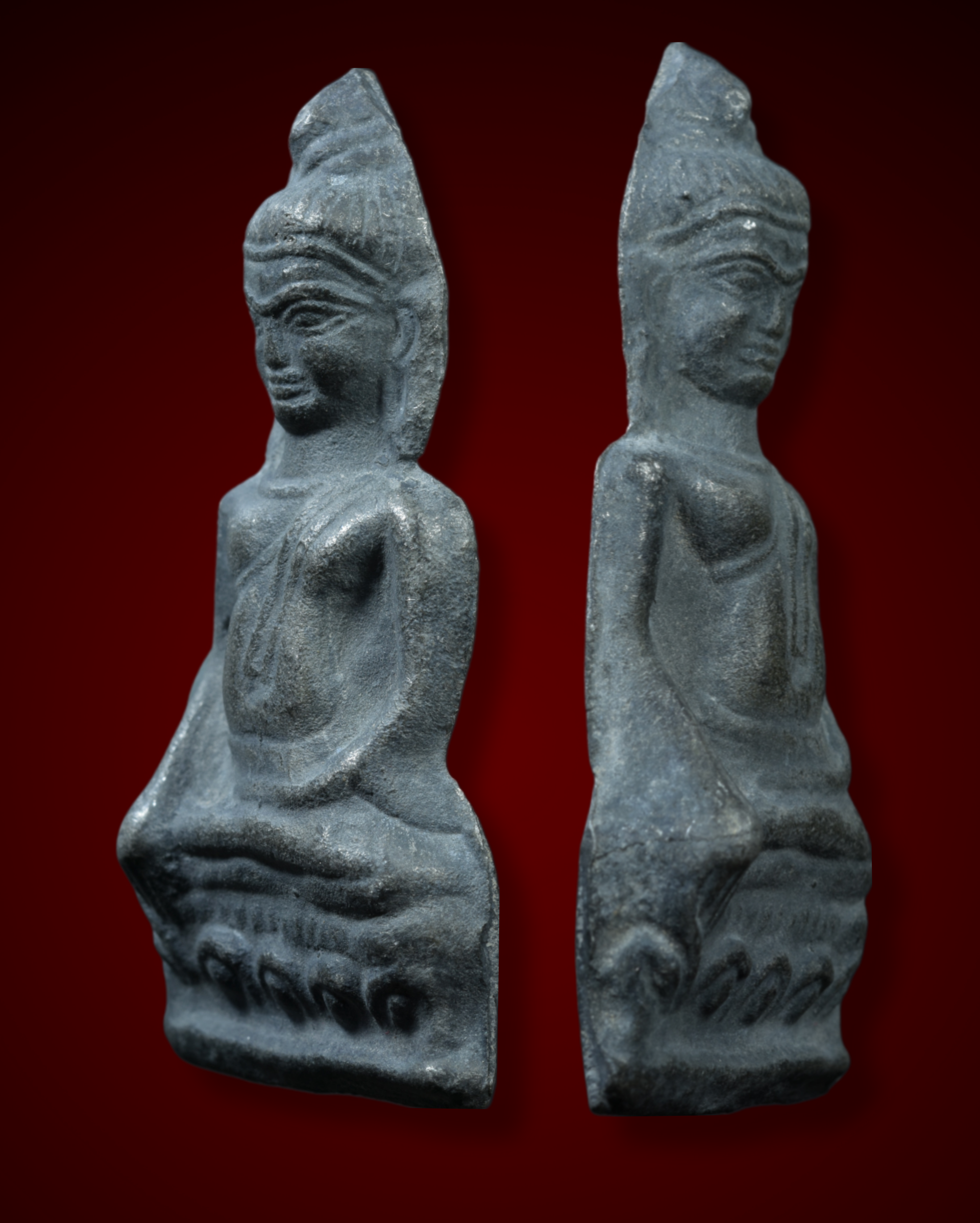 พระลพบุรีหูยาน เนื้อชินเงิน