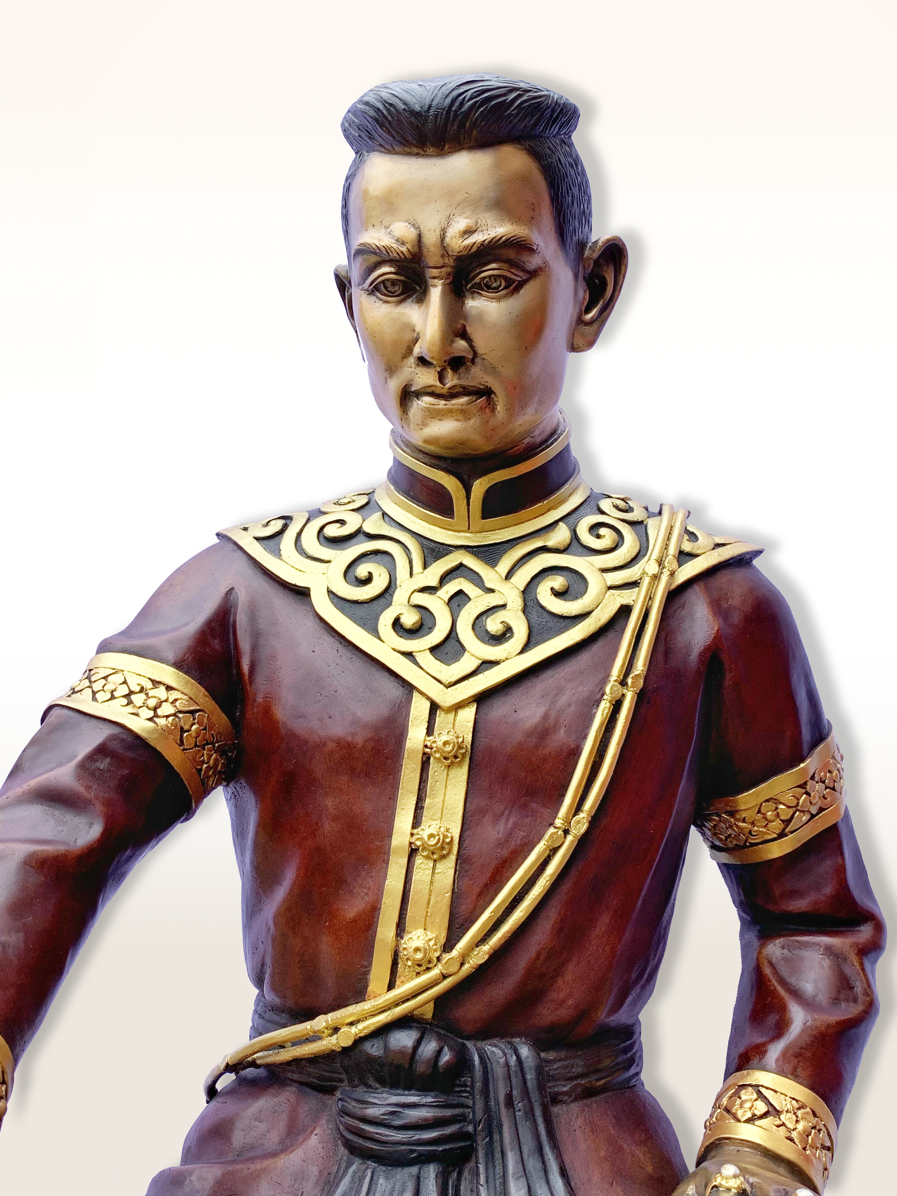 พระนเรศวรมหาราช นั่งบัลลังก์ หลั่งทักษิโณทก หน้าตัก 25 นิ้ว