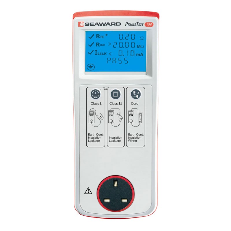SEAWARD รุ่น PRIMETEST 100 PATBag เครื่องทดสอบความปลอดภัยของเครื่องใช้ไฟฟ้าแบบ SubLeakage Testing