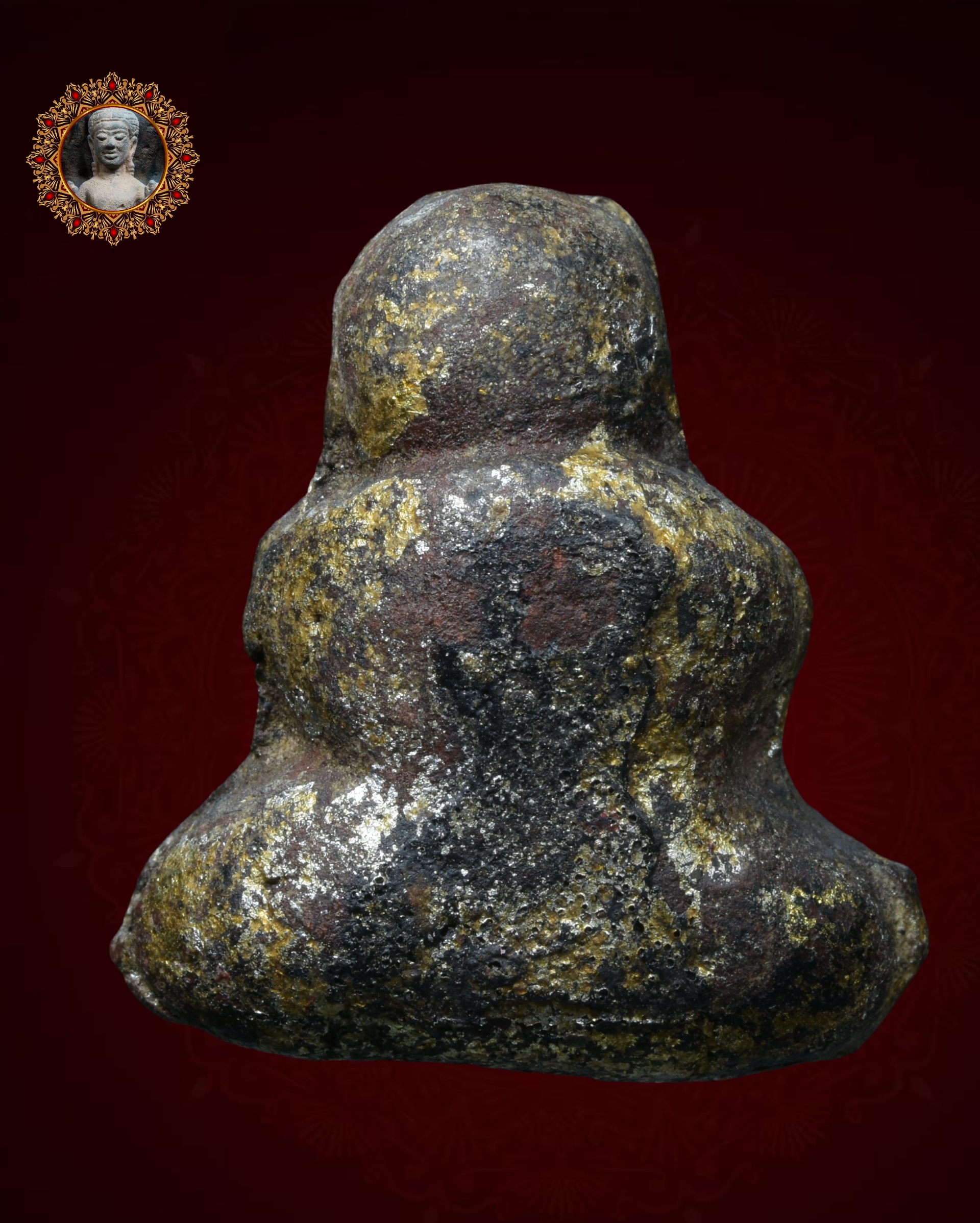 พระปิดตาหลวงพ่อทองสุข เนื้อผงคลุกรัก