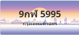 ป้ายประมูล 9กฬ 5995