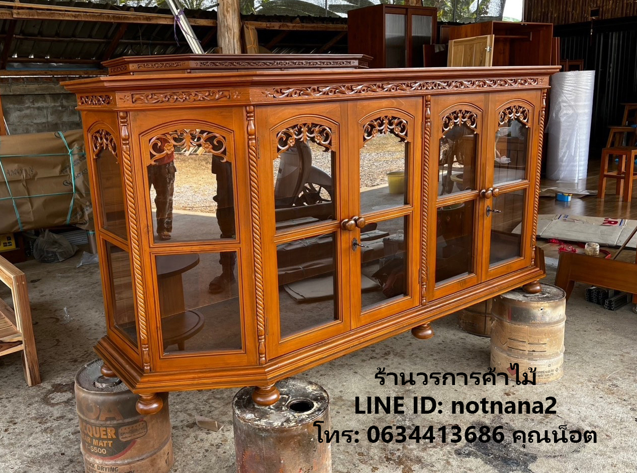 ตู้ไม้สักรหัสDD118