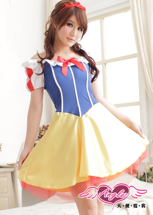 ชุดเจ้าหญิงสโนว์ไวท์ Snow white รุ่นกระโปรงสั้น