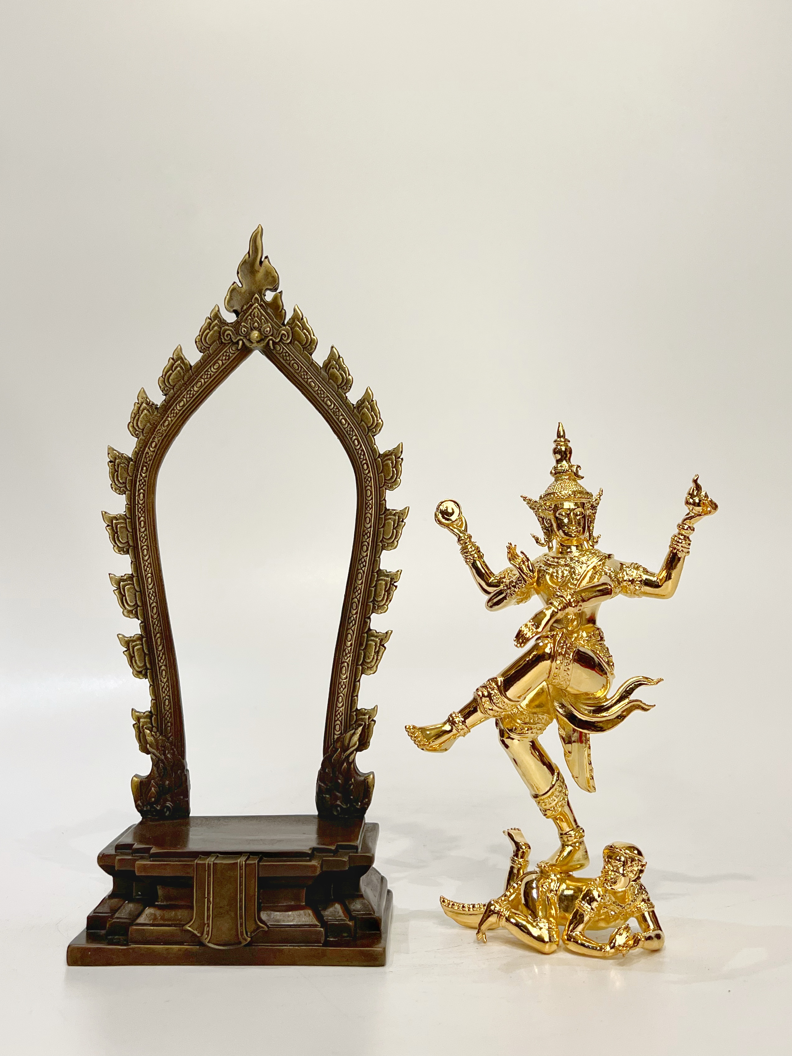 พระศิวะมหาเทพ ปางนาฏราชปราบมาร สูง 12 นิ้ว