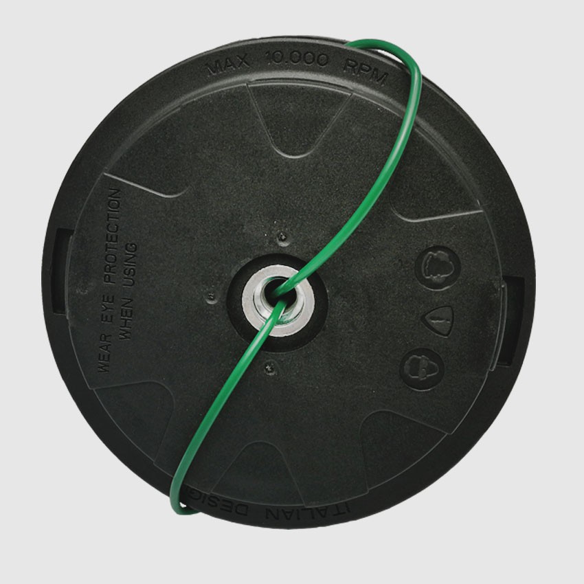 กระปุกเอ็นตัดหญ้า รุ่นหัวกระแทก ขนาด 5 นิ้ว พร้อมเอ็นตัดหญ้า (ฝาพลาสติก)