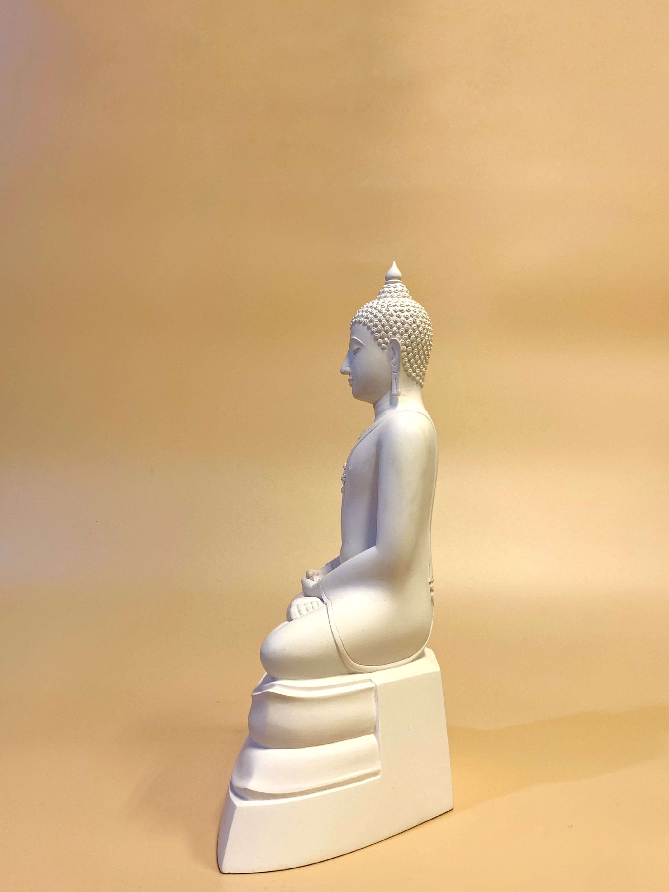 พระเสวยวิมุติสุข พระปางสมาธิ (รุ่นดอกไม้) หน้าตัก 7 นิ้ว