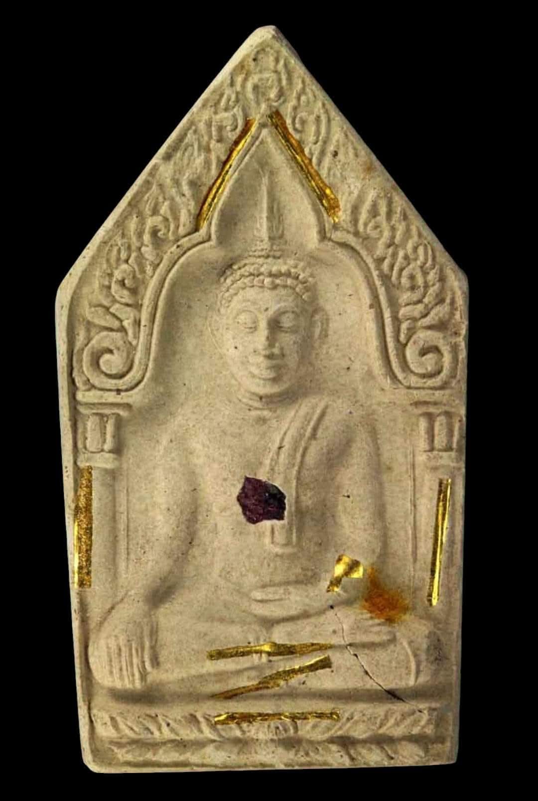 พระขุนแผนคูณรวยมหาเสน่ห์ ตะกรุดทองคำ 19 ดอก