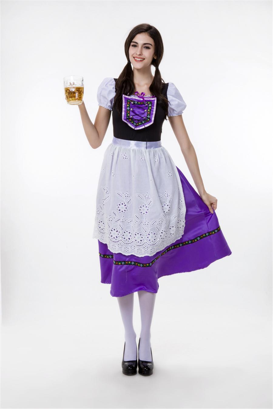 ชุดบาวาเรียน เยอรมัน สีม่วง 🏍️💨 ส่งไวจากไทย ออกโทเบอร์เฟส เทศกาลเบียร์