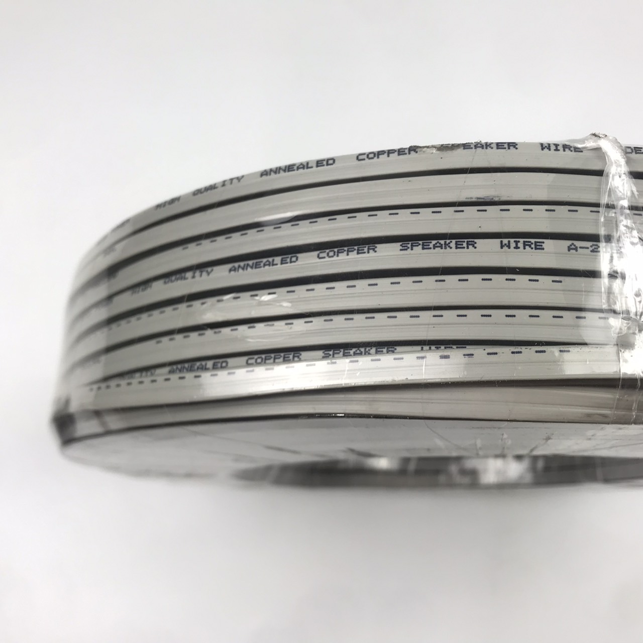 สายลำโพงอ่อนสีเทาขนาด 2 x 2.5 mm. SPEAKER WIRE A-225 ราคาขายเป็นเมตร