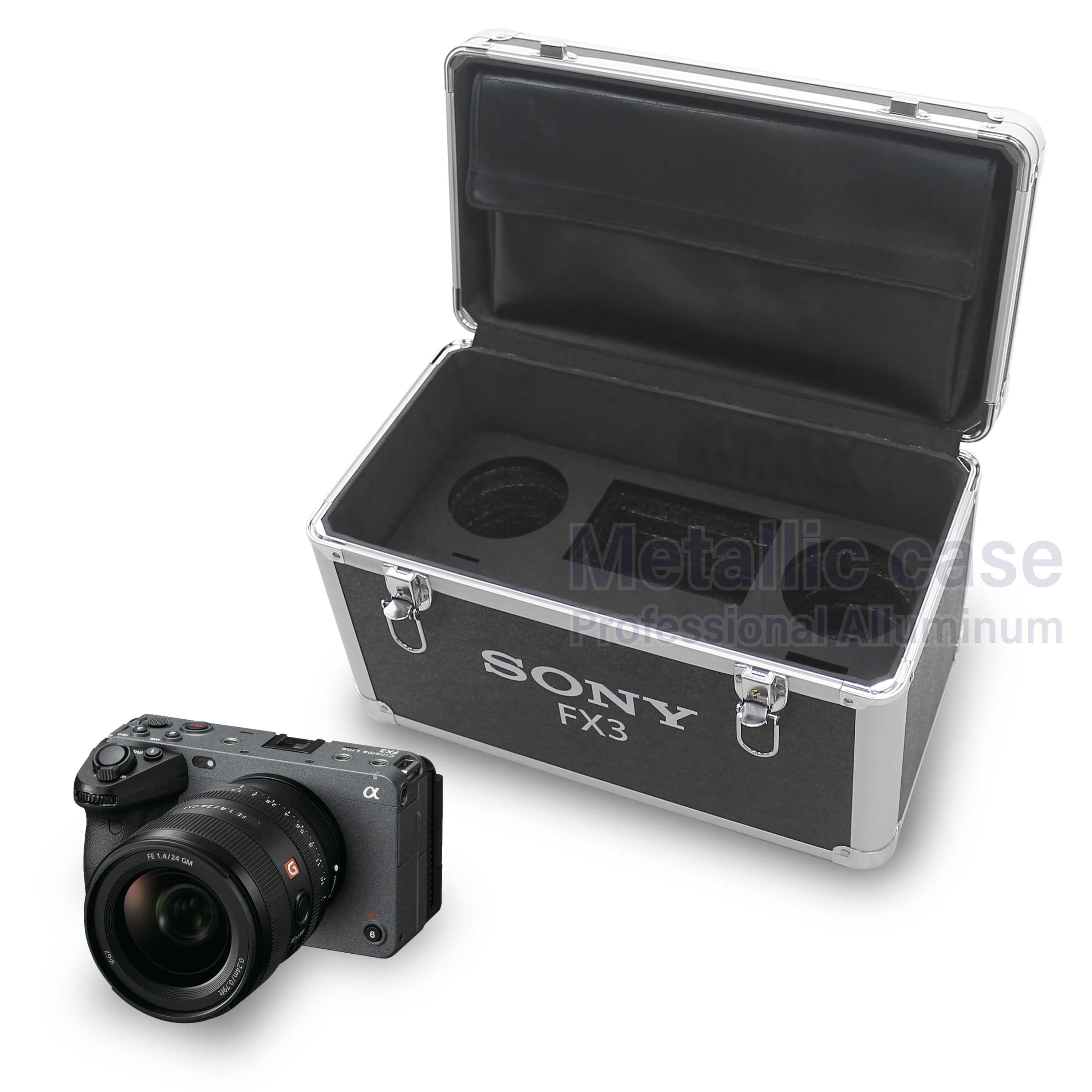 metalliccase8394-05-6501/ Sony FX3 24-105(21.5x40x25.6 T1C1H1K1P2 )