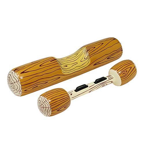 แพยาง ขอนไม้ ปาร์ตี้สระว่ายน้ำ Inflatable Pool Party Play Boat Raft Collision Toys Wood Grain