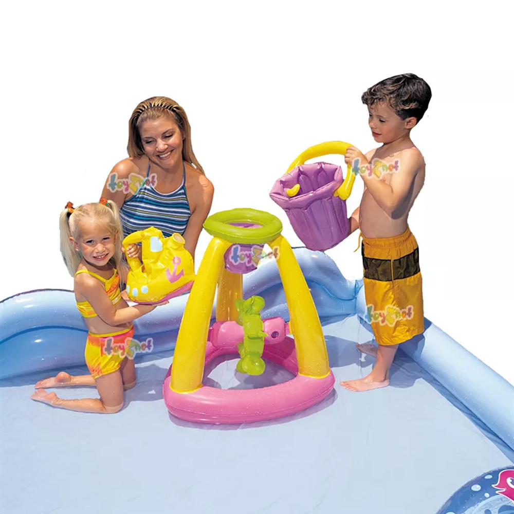 Intex สระสวนน้ำชายทะเลพร้อมของเล่น Intex Inflatable Beach Play Center