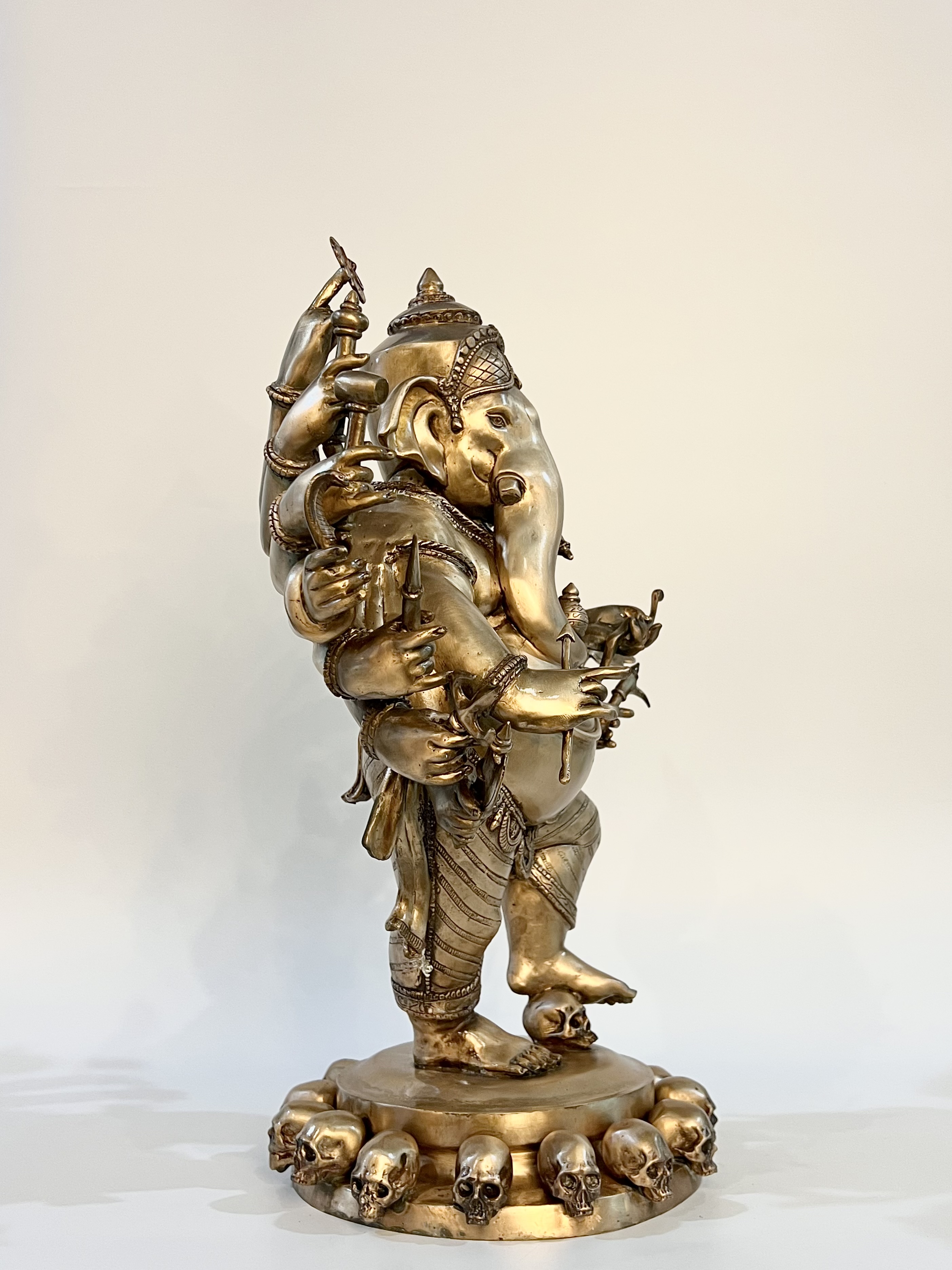 พระพิฆเนศ ปางออกศึก (พระวีระคณปติ) หน้าตัก 9 นิ้ว