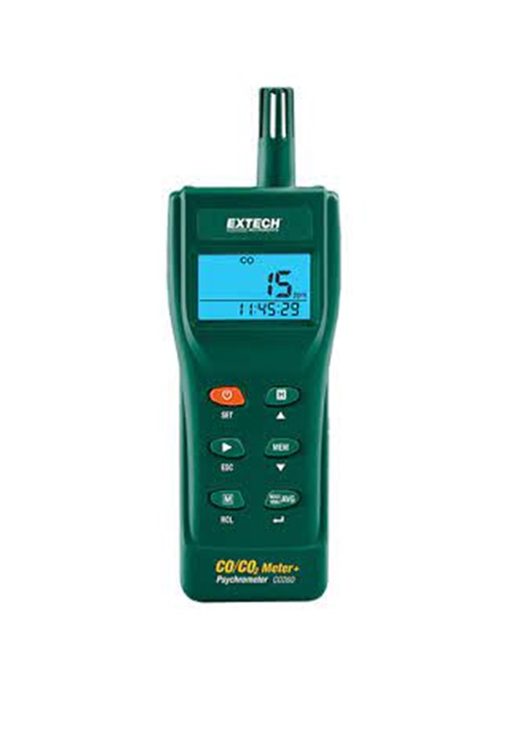 EXTECH รุ่น CO260 เครื่องวัดก๊าซคาร์บอนไดออกไซด์ และวัดก๊าซคาร์บอนมอนอกไซด์ CO/CO₂ DATALOGGING