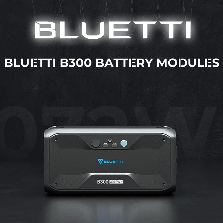 BLUETTI AC500 + B300S Home Battery Backup | 5,000W / 3,072Wh~18,432Wh แบตเตอรี่สำรองอเนกประสงค์
