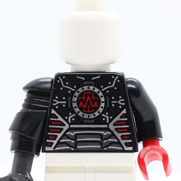 CS08 Robot with Red Oscilloscope Pattern