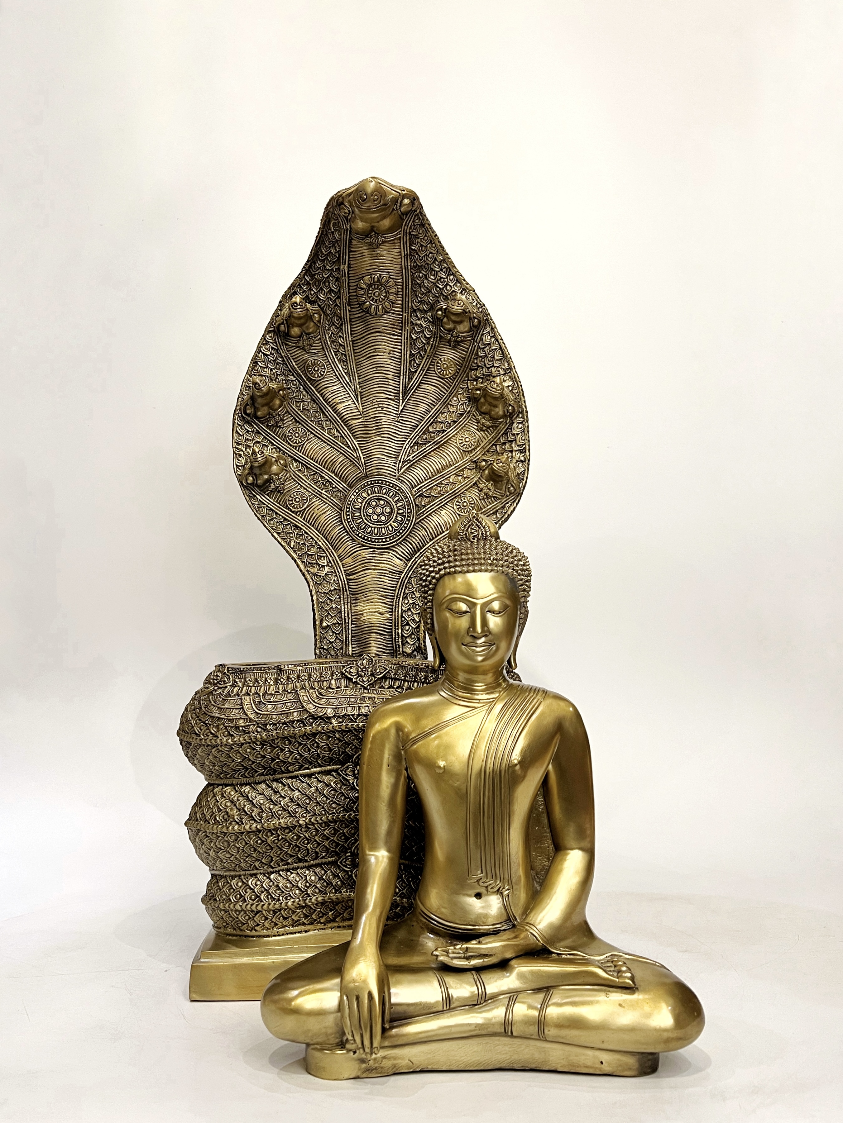 พระนาคปรก ปรกศรีวิชัย หน้าตัก 9 นิ้ว