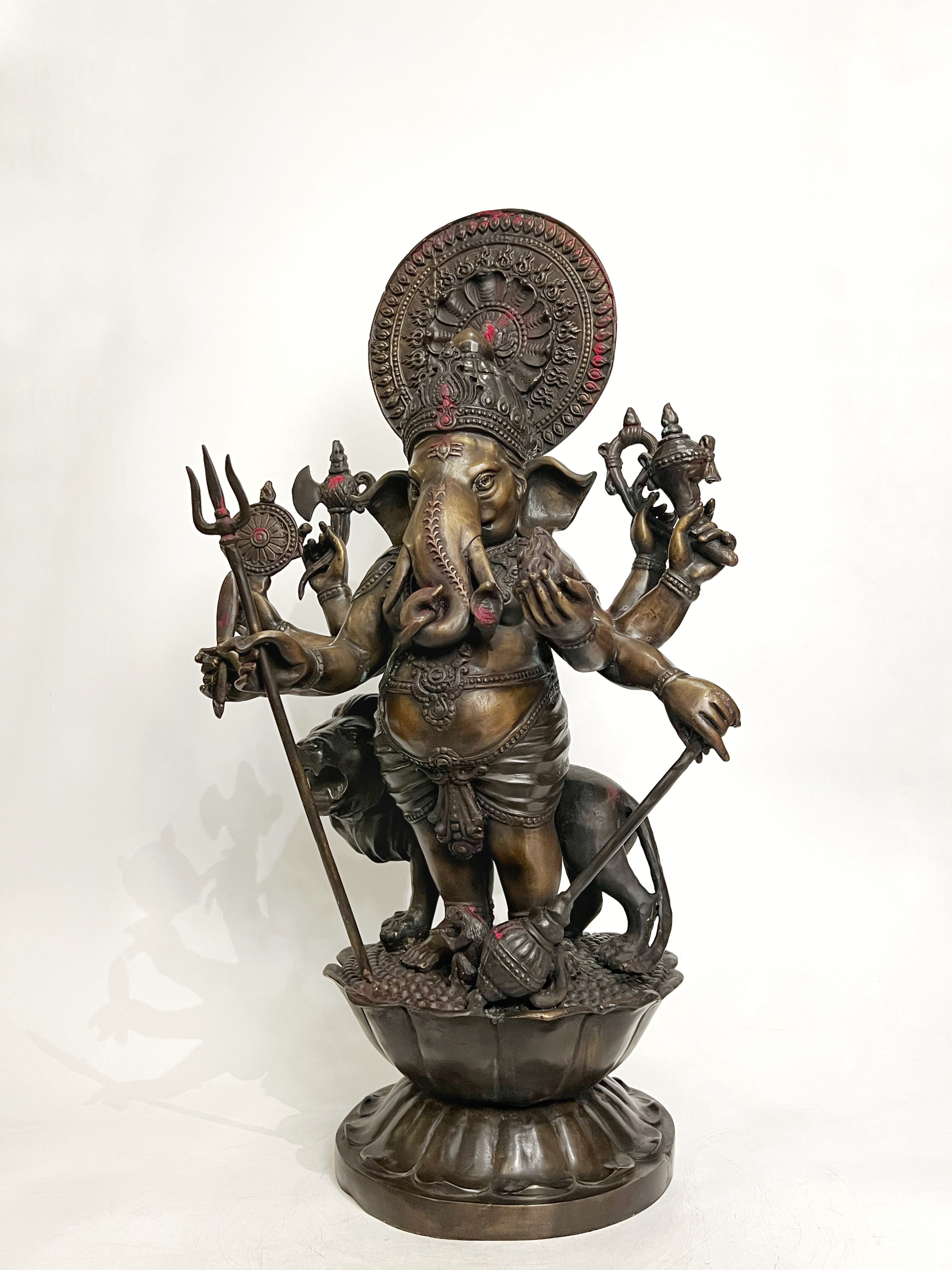 พระพิฆเนศ ปางศรีชูบาดิษติกานาปติ หรือ ปาง 51 ตา (ปางที่ 33) หน้าตัก 9 นิ้ว