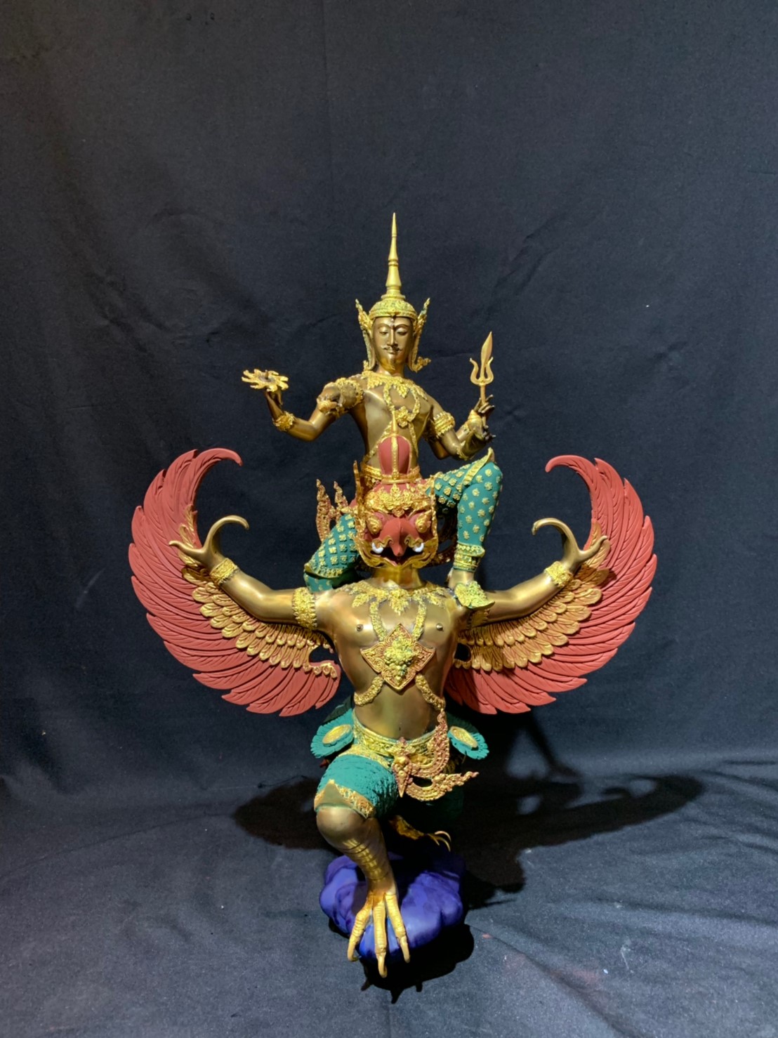 พระนารายณ์ทรงครุฑ หน้าตัก 9 นิ้ว