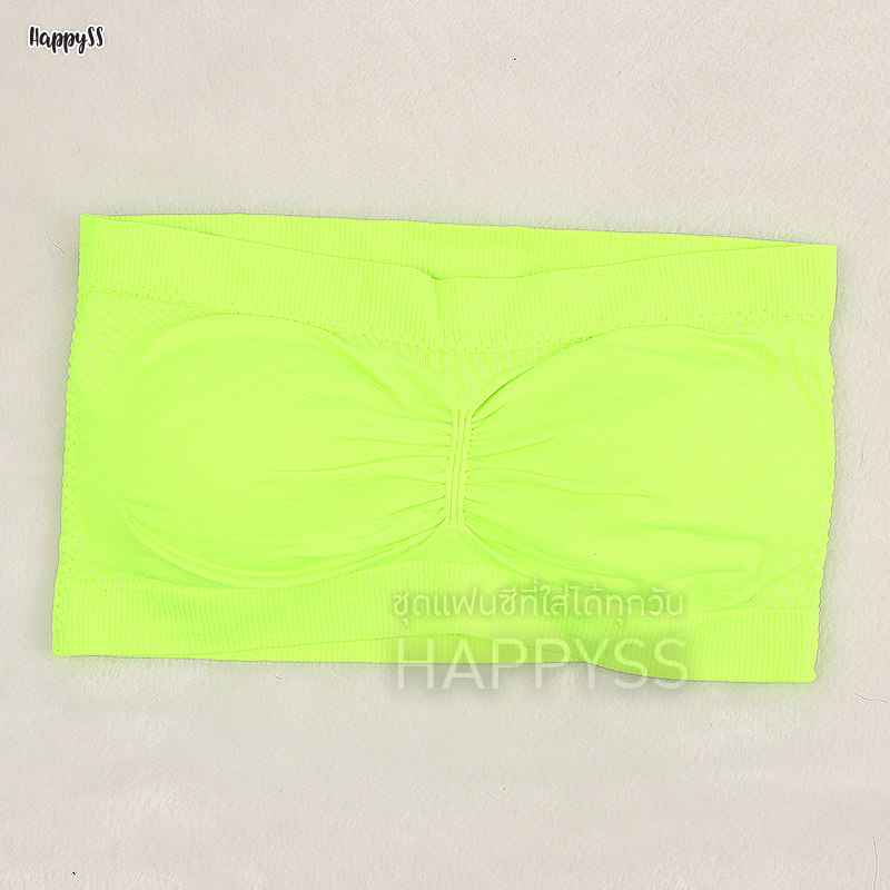 เสื้อเกาะอก สีแซ่บ เกาะอกสีนีออน มีซับใน ใส่แทนเสื้อชั้นใน