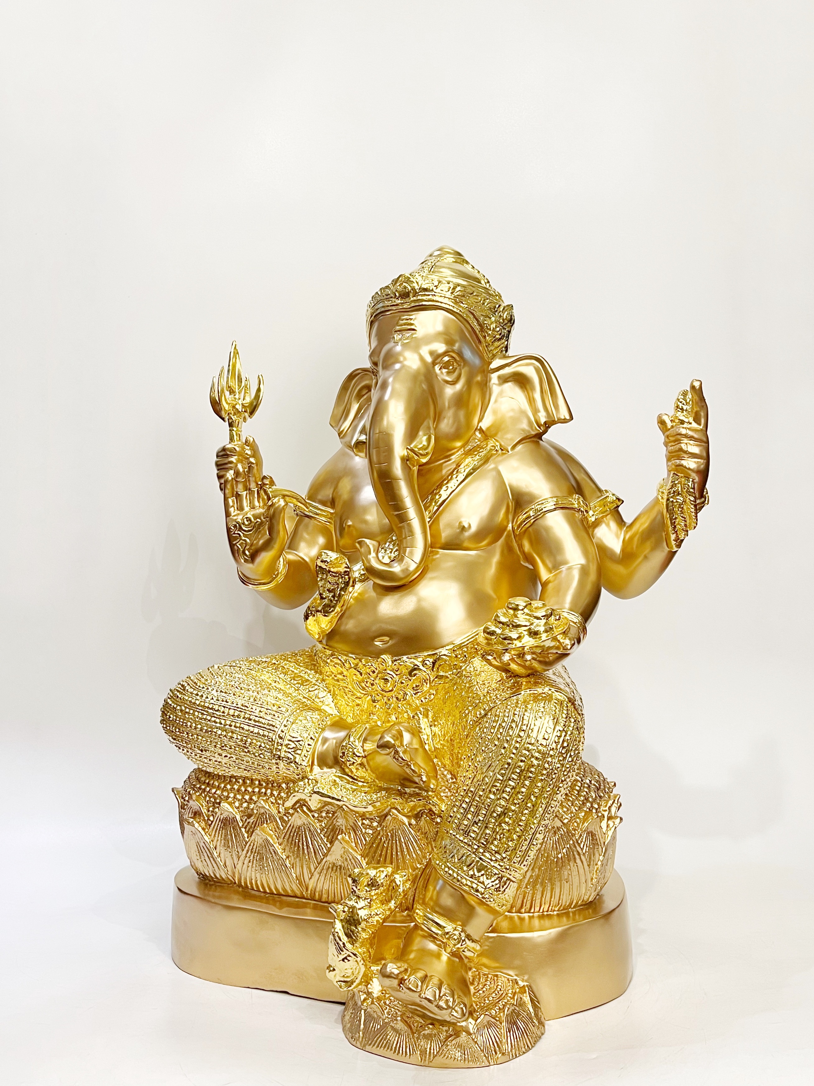 พระพิฆเนศ ปางเอกทันตะ หน้าตัก 16 นิ้ว (นั่งบัวห้อยขา)