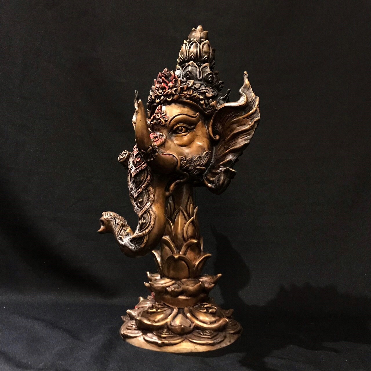 เศียรพระพิฆเนศ รุ่นมหาศิวะคเณศ (ด้านหลังพระพักตร์พระศิวะ)