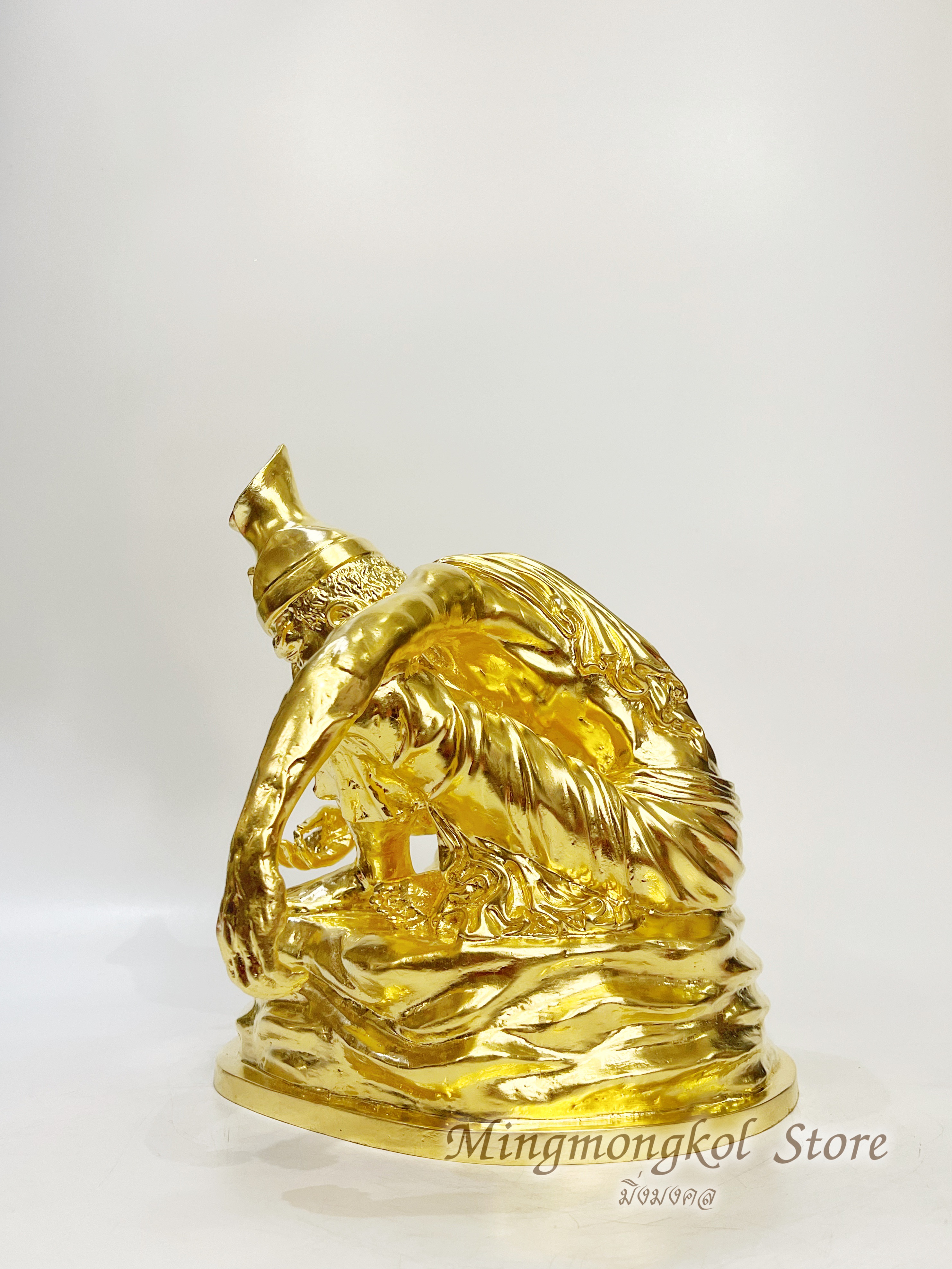 ตัวอย่างงานลงรักปิดทองคำเปลวเต็มองค์