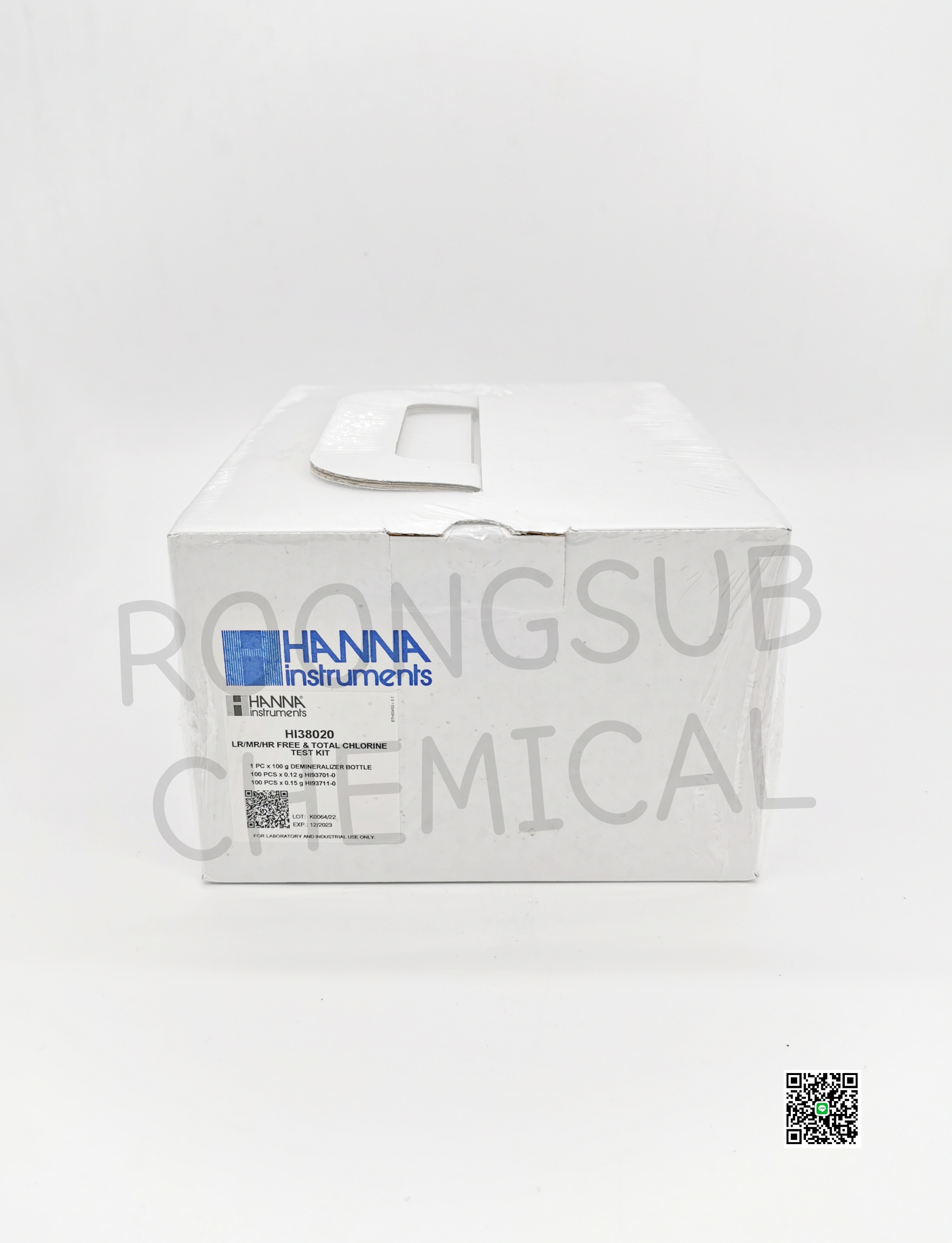 CHLORINE TOTAL AND FREE TEST KIT HANNA
