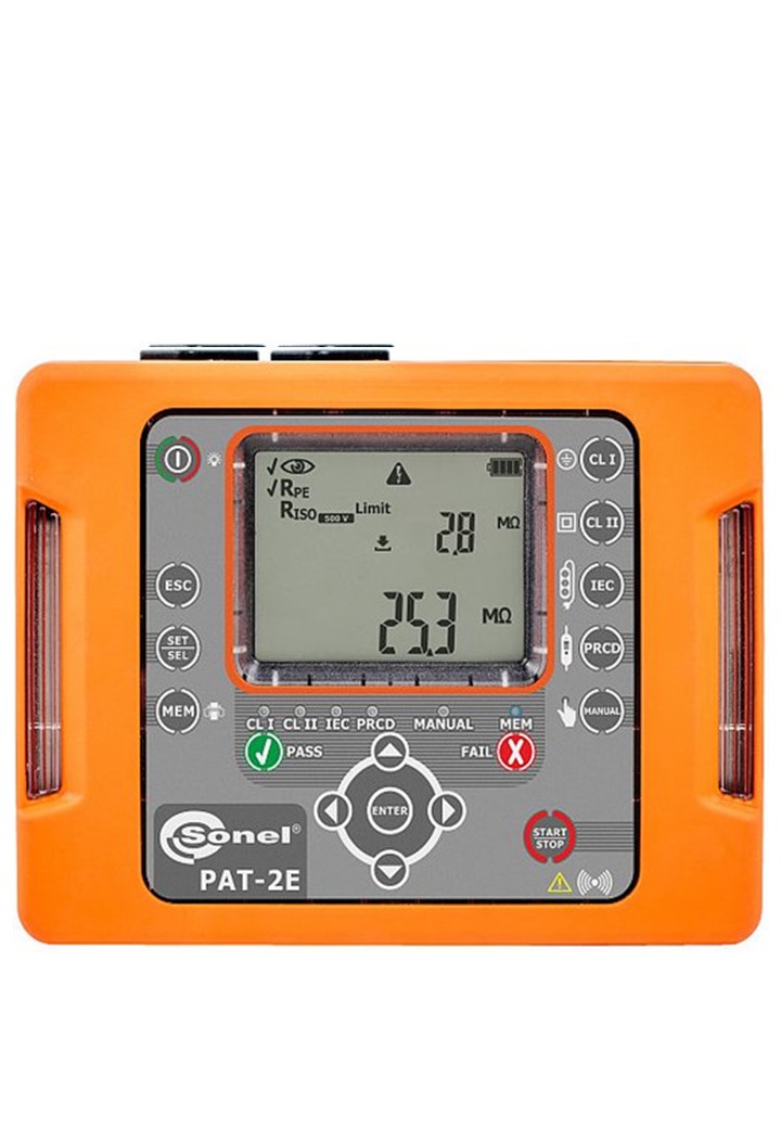 SONEL PAT-2E เครื่องทดสอบความปลอดภัยของเครื่องใช้ไฟฟ้า