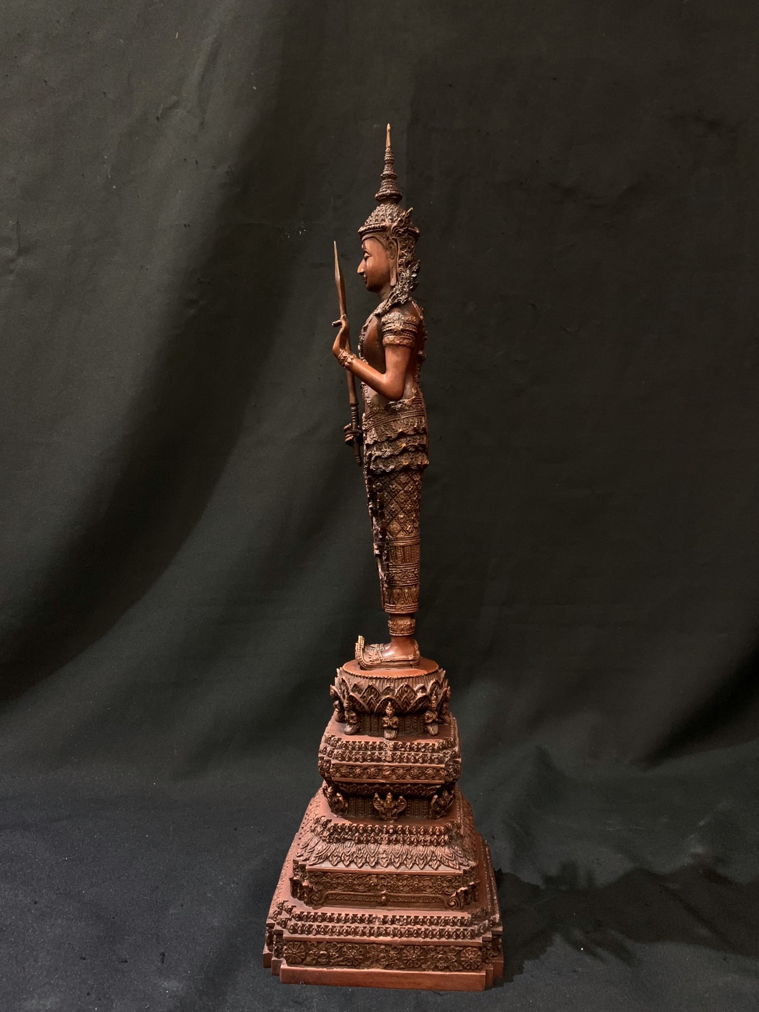 พระสยามเทวาธิราช พระคลังมหาสมบัติ ทรงเครื่องจักพรรดิ์ หน้าตัก 5 นิ้ว