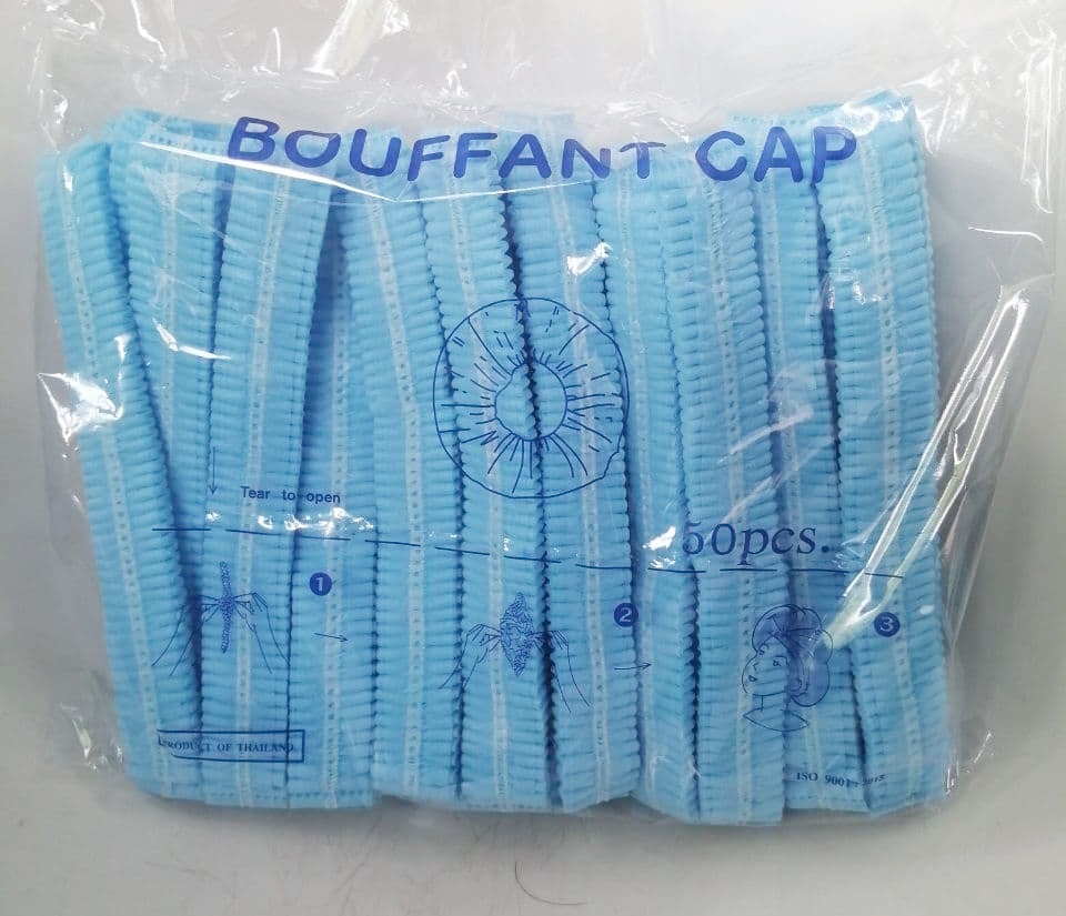 หมวกตัวนอน หมวกตัวหนอน หมวกคลุมผม หมวกอนามัย หมวกคลุมผมแบบผ้า หมวกทางการแพทย์ หมวกคลุมผมใยสังเคราะห์