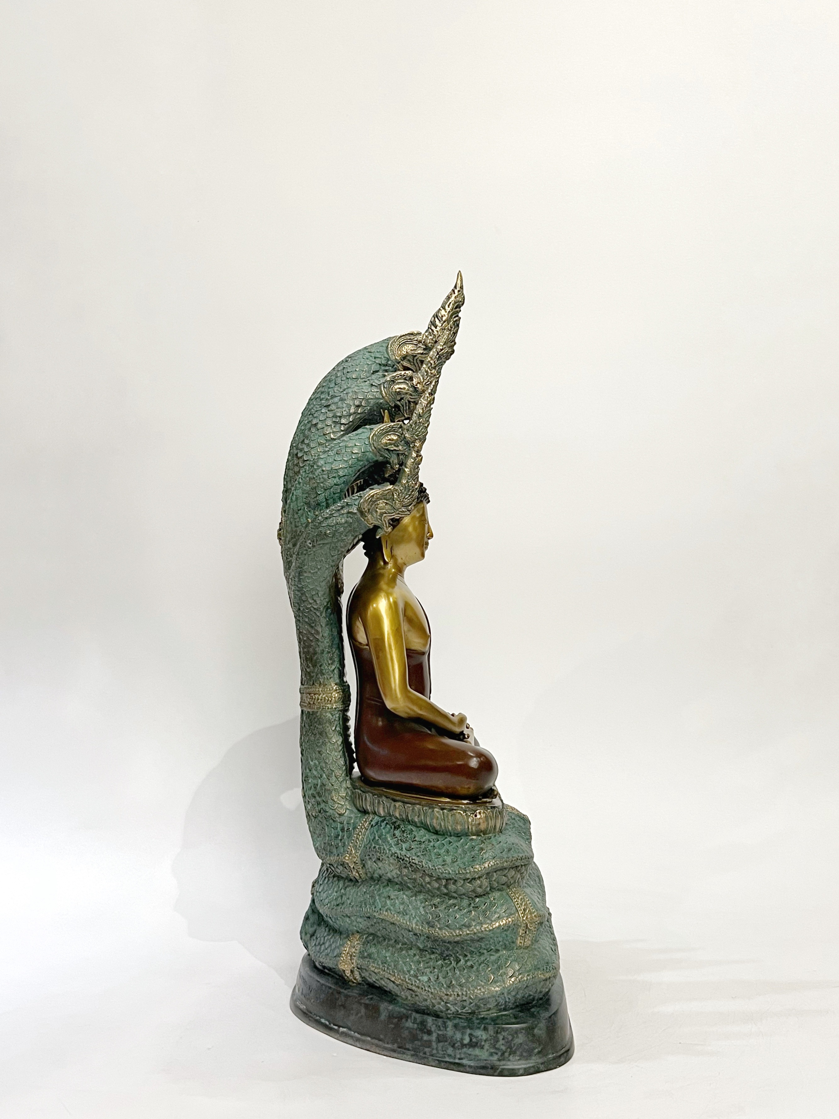 พระพุทธรูป ปางนาคปรก (ประจำวันเสาร์) หน้าตัก 8 นิ้ว