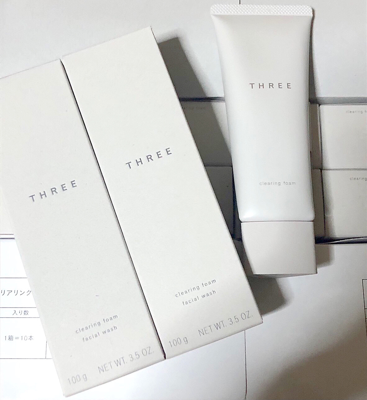 Three Clearing Foam Facial Wash (With Box 100 g.)