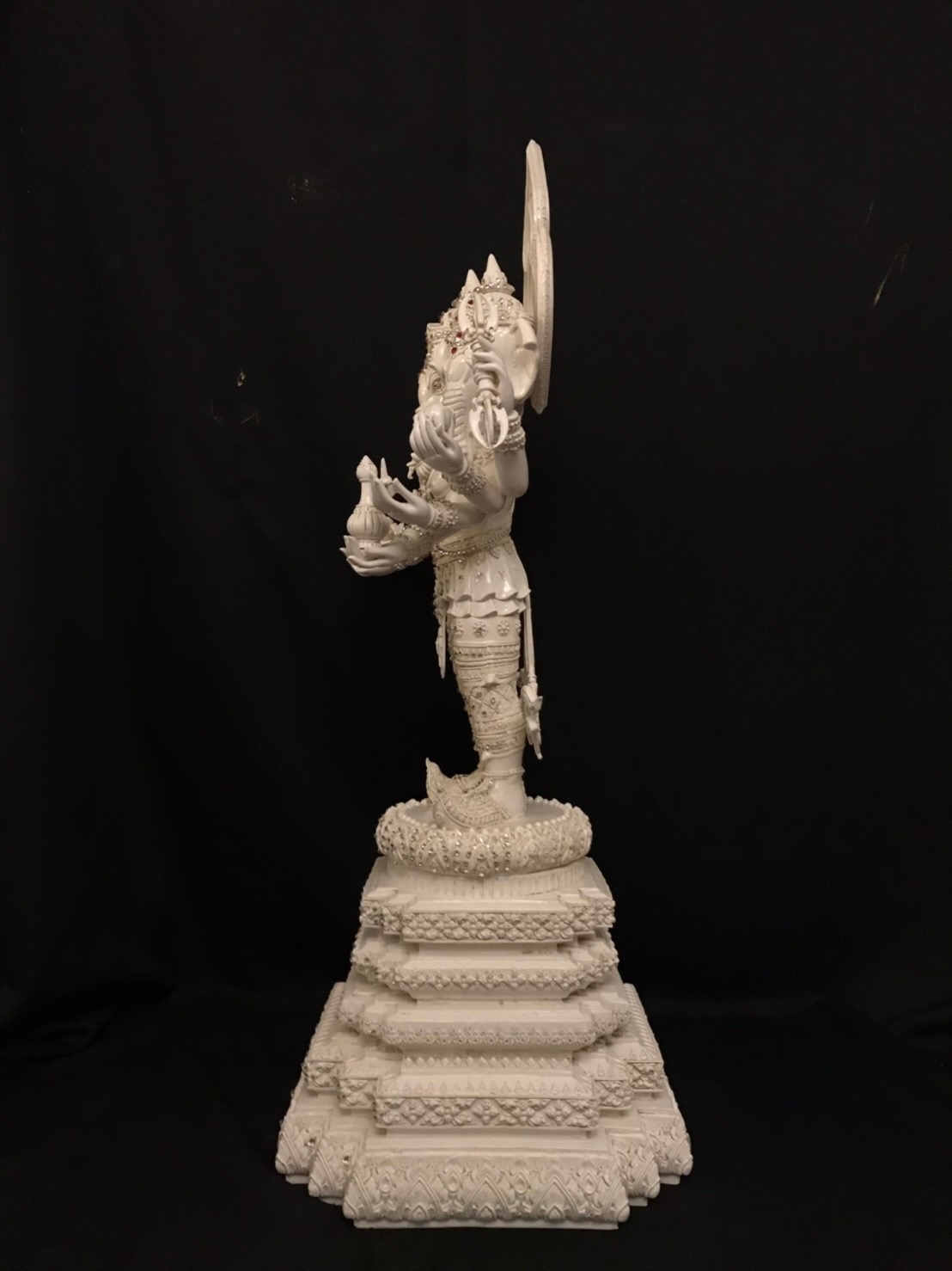 พระพิฆเนศ ปางตรีมุขคณปติ หน้าตัก 12 นิ้ว