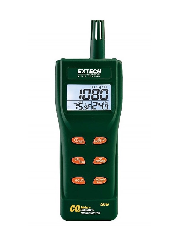 EXTECH รุ่น CO250 เครื่องวัดปริมาณก๊าซคาร์บอนไดออกไซด์ Portable Indoor Air Quality CO2 Measures Carbon Dioxide (CO2)