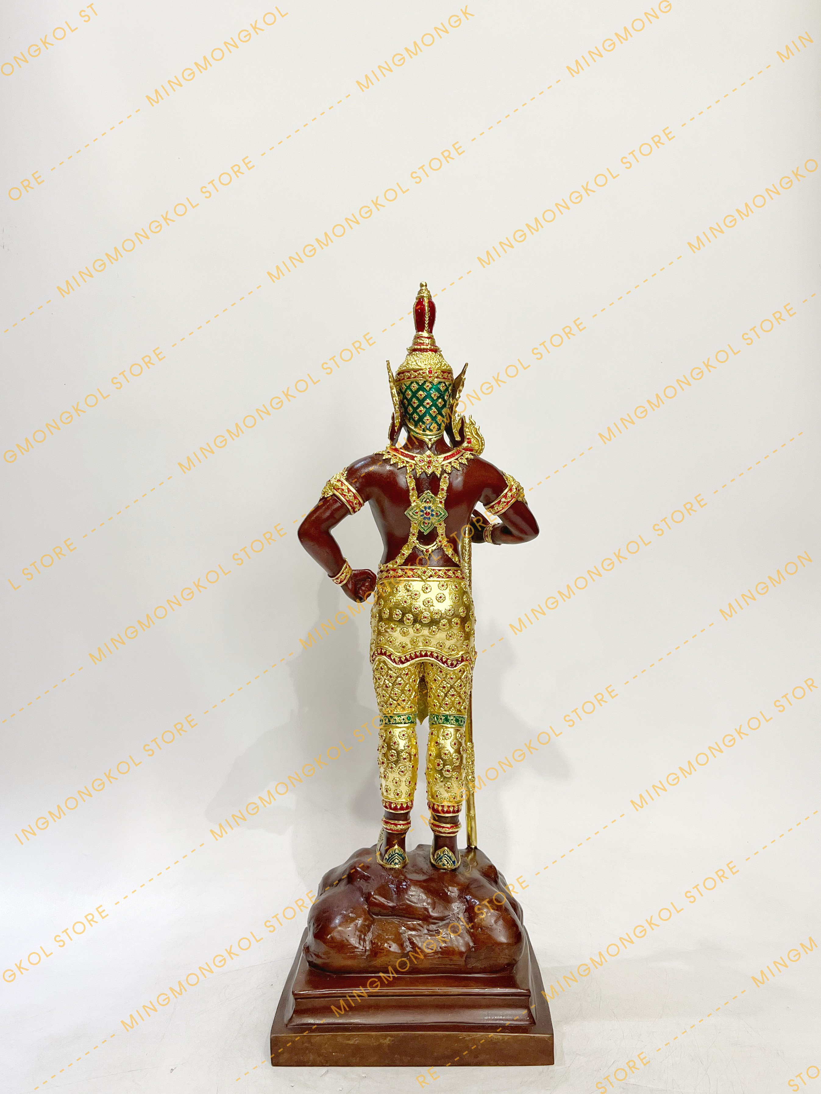 ตัวอย่างงานลงรักปิดทองคำเปลว ลงยา