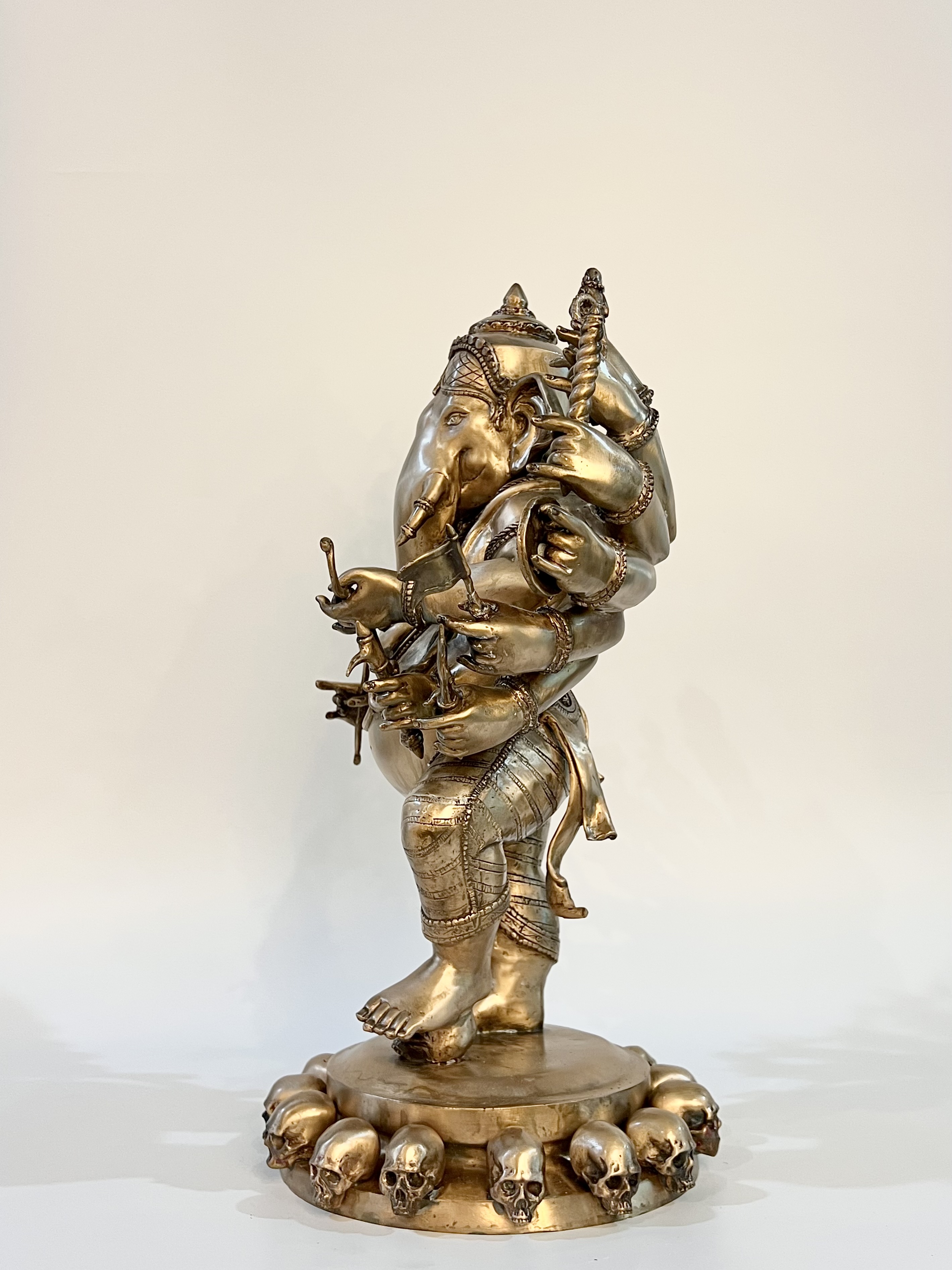 พระพิฆเนศ ปางออกศึก (พระวีระคณปติ) หน้าตัก 9 นิ้ว