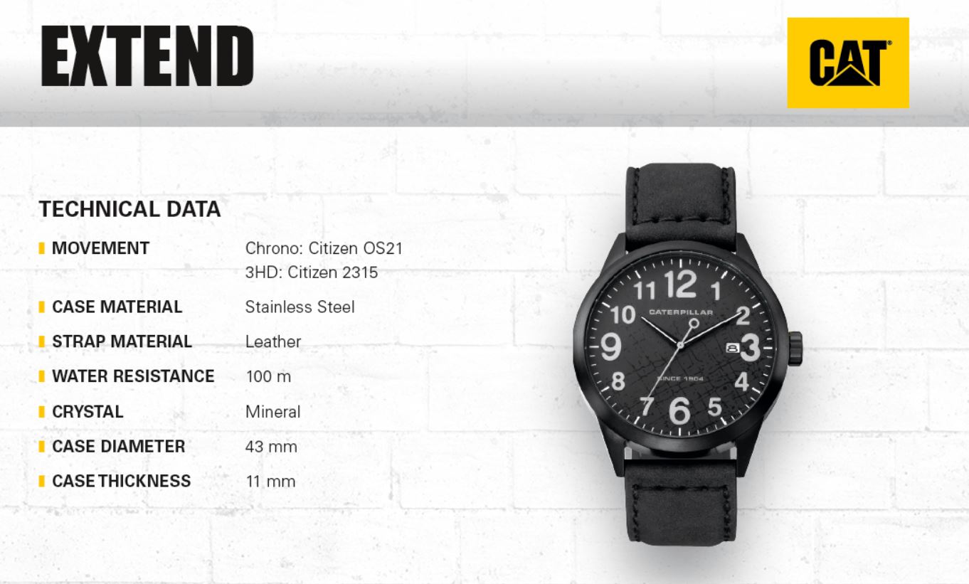 CAT Watches EX.161.35.113 Caterpillar watches