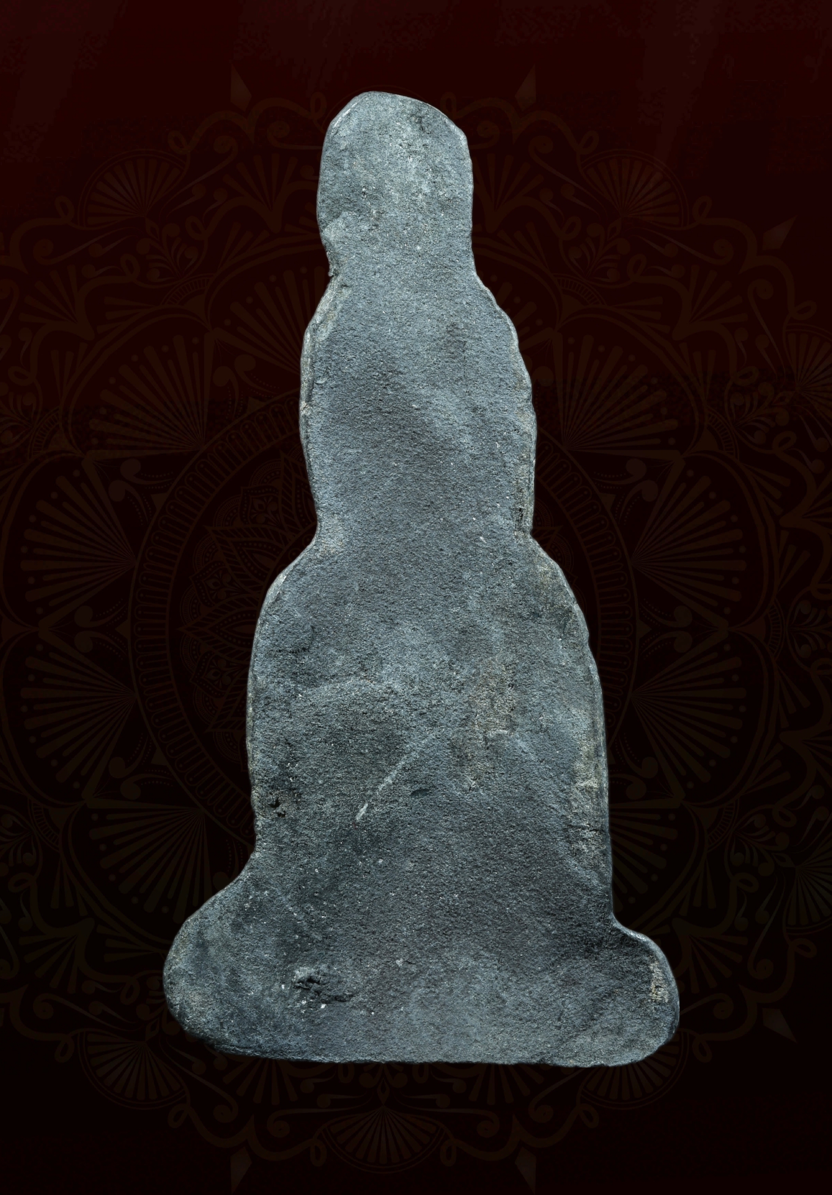 พระร่วงนั่ง ปางมารวิชัย เนื้อชินเงิน