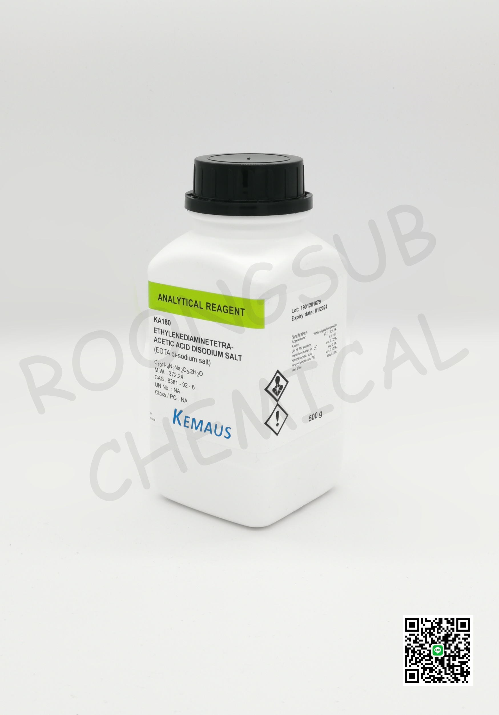ETHYLENEDIAMINETETRA-ACETIC ACID DISODIUM SALT (EDTA DI-SODIUM SALT)