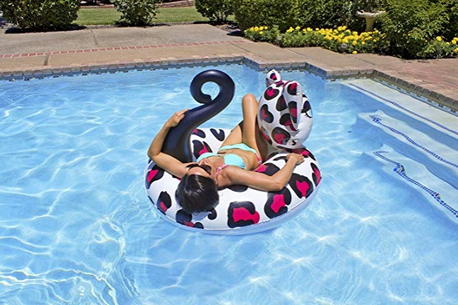 ห่วงยางแมวเหมียว Inflatable Pretty Cat Pool Float