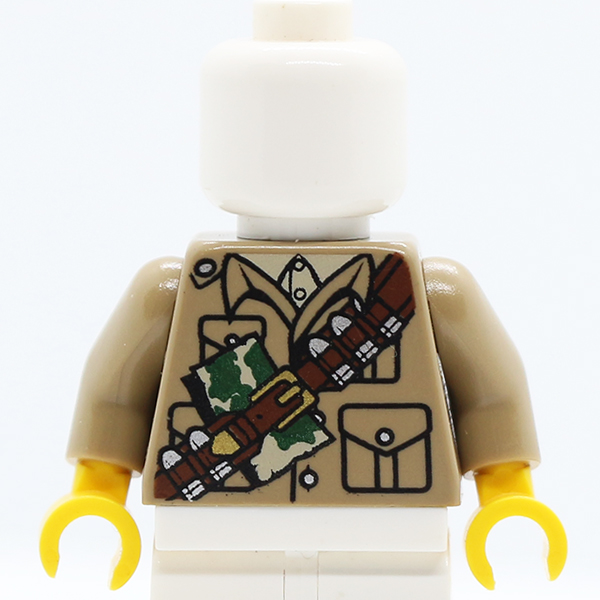 Monster Fighters with Ammunition Belt Pattern / Dark Tan Arms / Yellow Hands