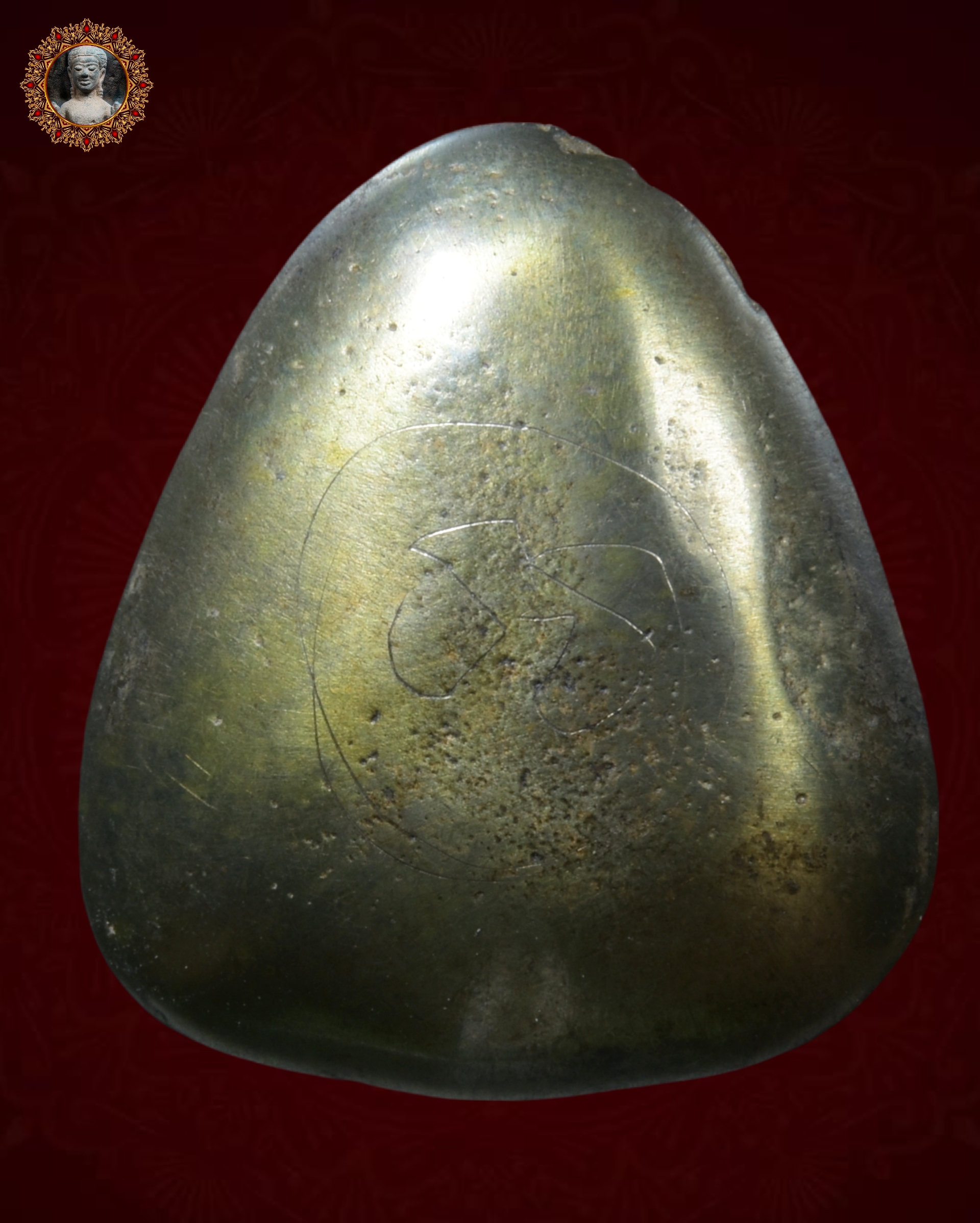 พระปิดตาหลวงพ่อทับ เนื้อเมฆสิทธิ์