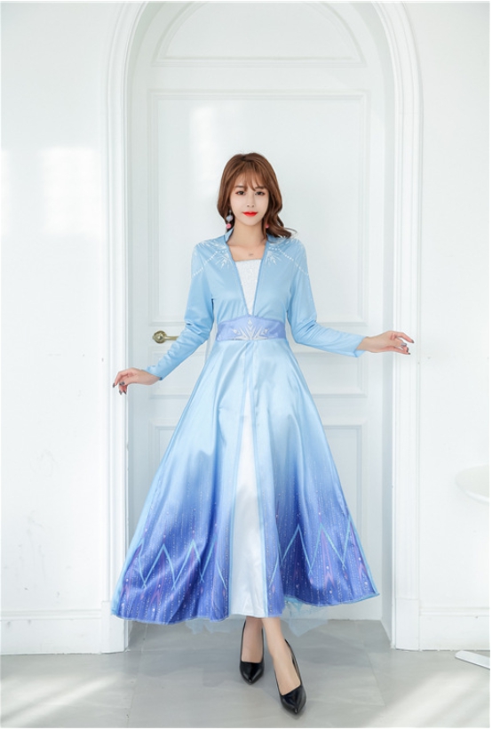 ชุดเจ้าหญิงเอลซ่า ราชินีหิมะจากเรื่อง " Frozen " เอลซ่า ชุดเอลซ่า เอลซ่าภาค2 โฟรเซ่น