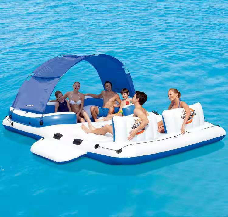 INFLATABLE BESTWAY 10 PERSON FLOAT ISLAND แพยางขนาดใหญ่ นั่งได้ 10 คน