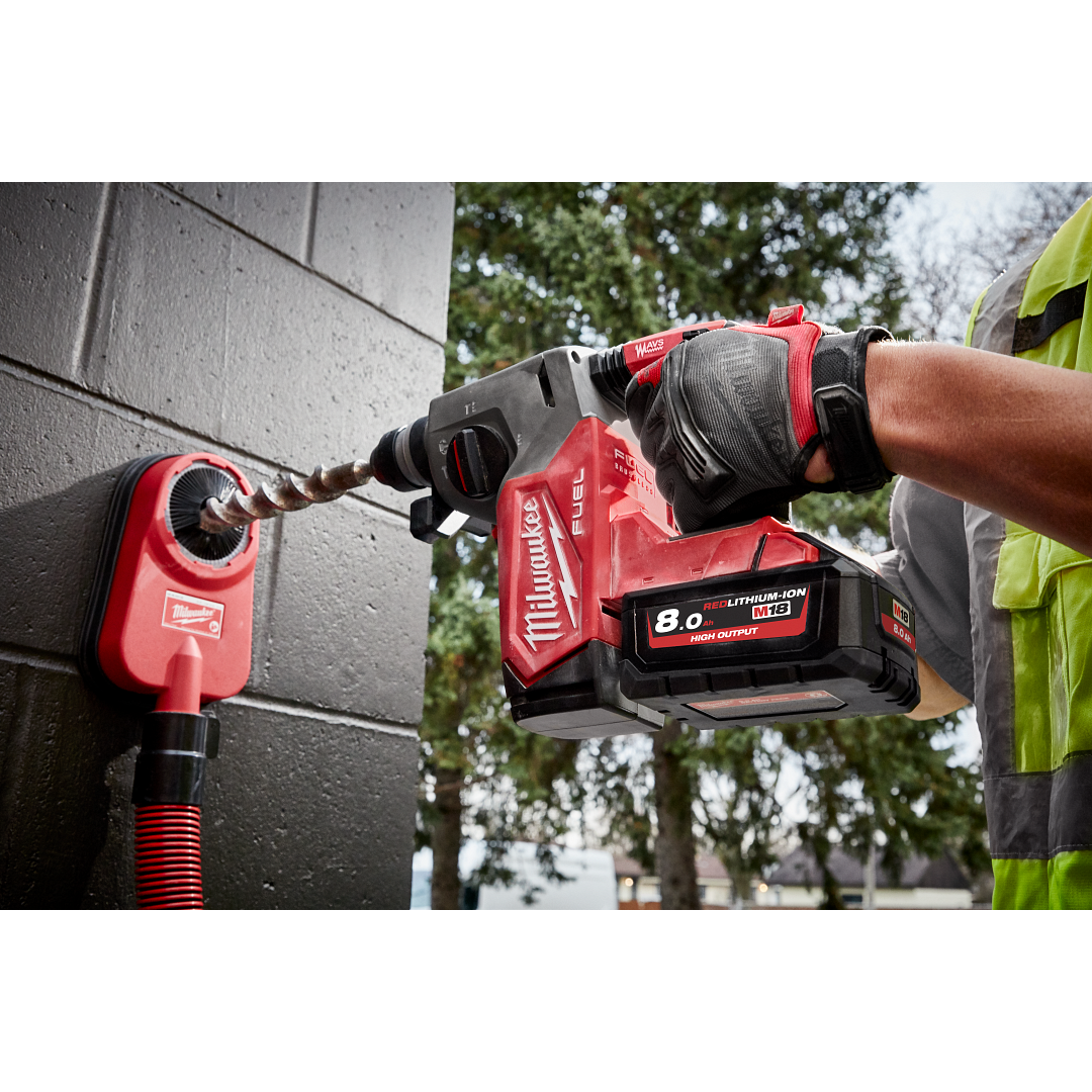 MILWAUKEE รุ่น M18 FHX-502X สว่านโรตารี่ไร้สาย 3-ระบบ ขนาด 26 มิลลิเมตร รวมเครื่องชาร์จและแบต 18V@5.0AH x 2 ก้อน