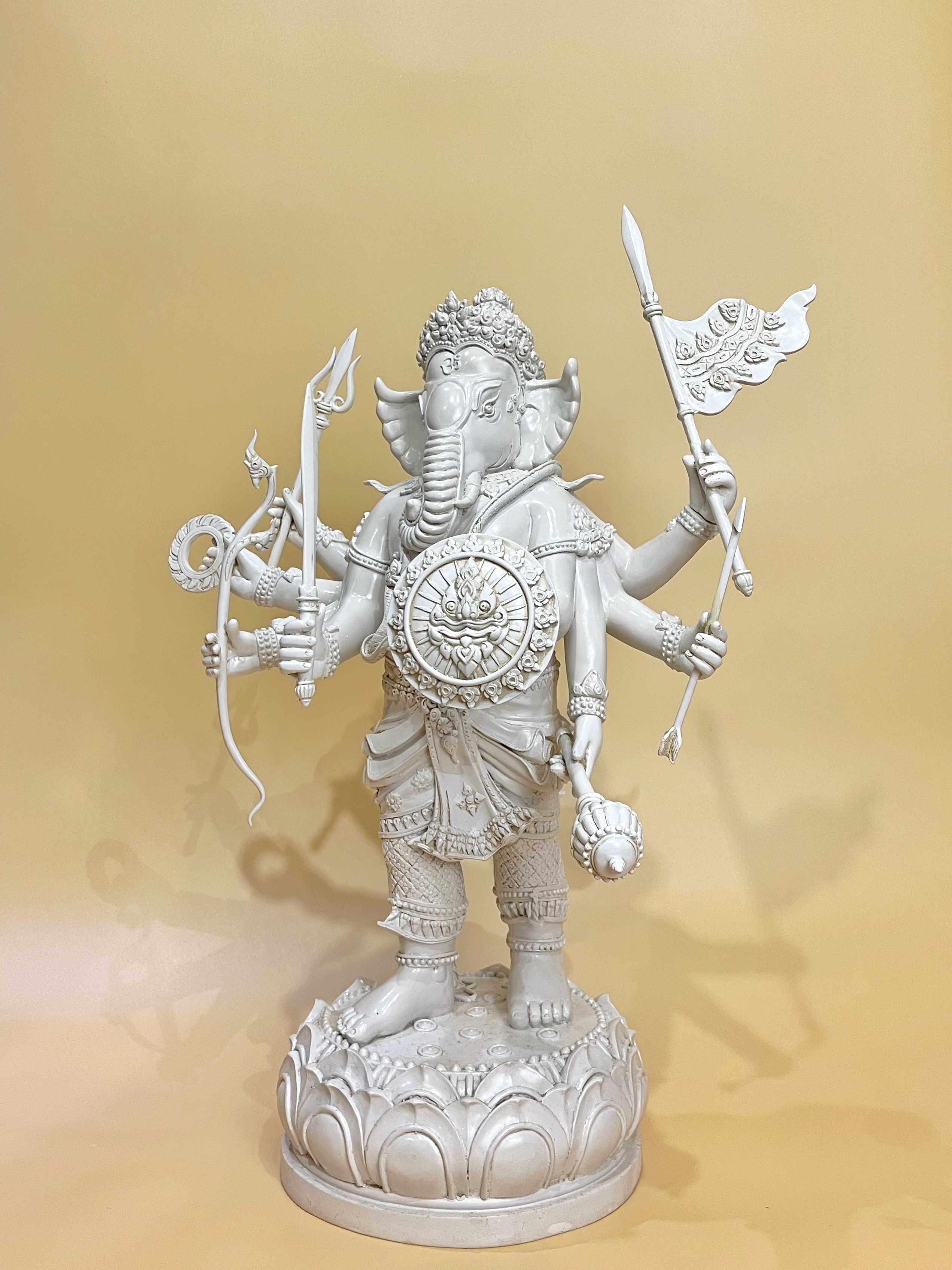 พระพิฆเนศ ปางออกศึก (พระวีระคณปติ) หน้าตัก 9 นิ้ว