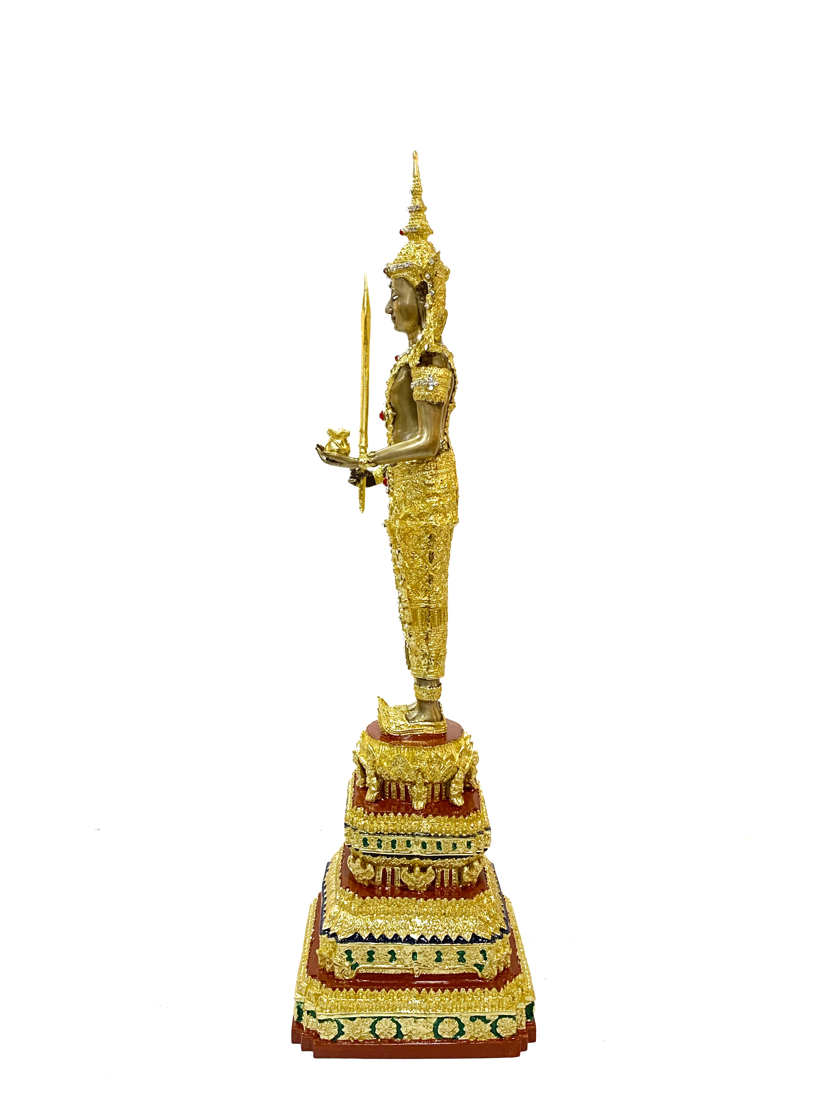 พระคลังมหาสมบัติ ทรงเครื่องจักพรรดิ์ หน้าตัก 5 นิ้ว